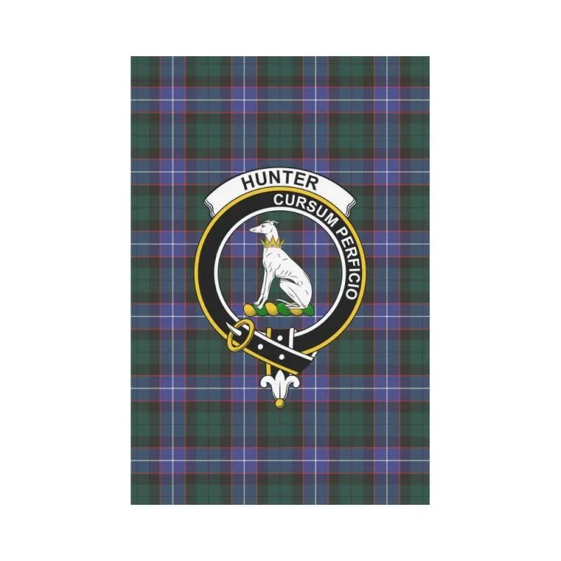 Hunter Tartan Flag Clan Badge K7