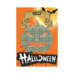 Kelly Dress Tartan Jack O' Lantern Garden Flag / Halloween Home Decor NN8