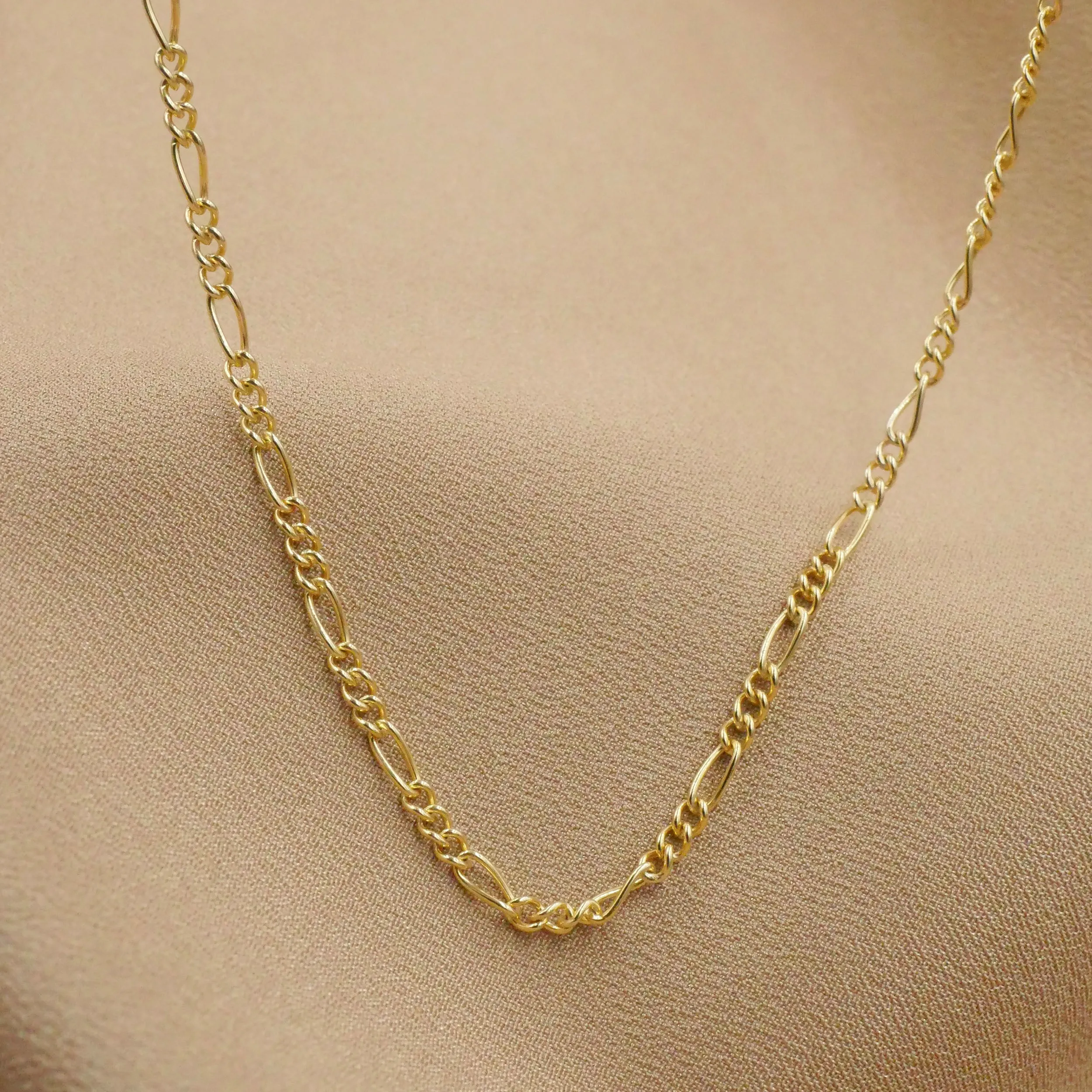 Large Figaro Chain Necklace