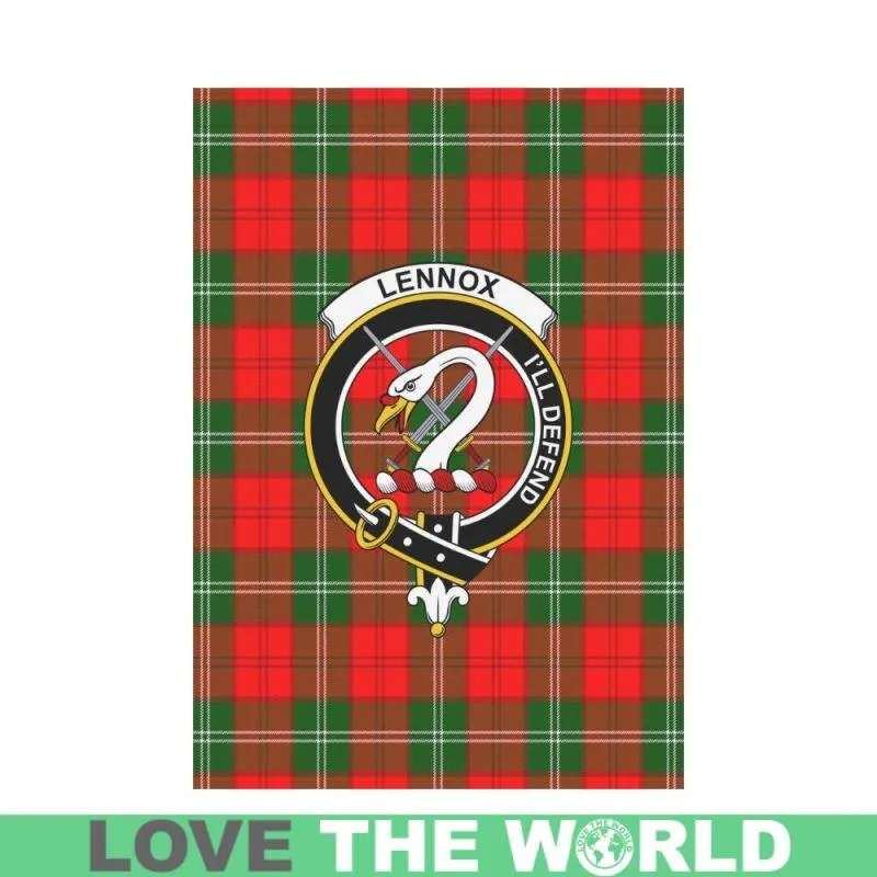 Lennox Tartan Flag Clan Badge K7