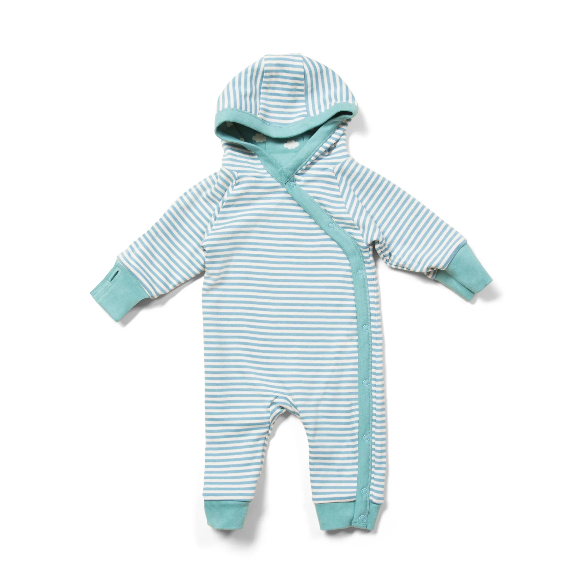 Little Green Radicals Overall mit Wolken – Hellblau