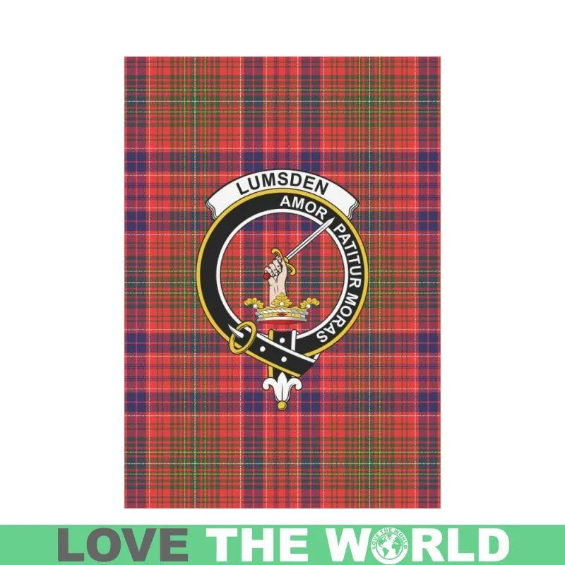 Lumsden Tartan Flag Clan Badge K7