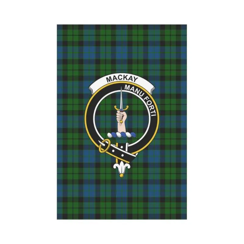 Mackay Tartan Flag Clan Badge K7