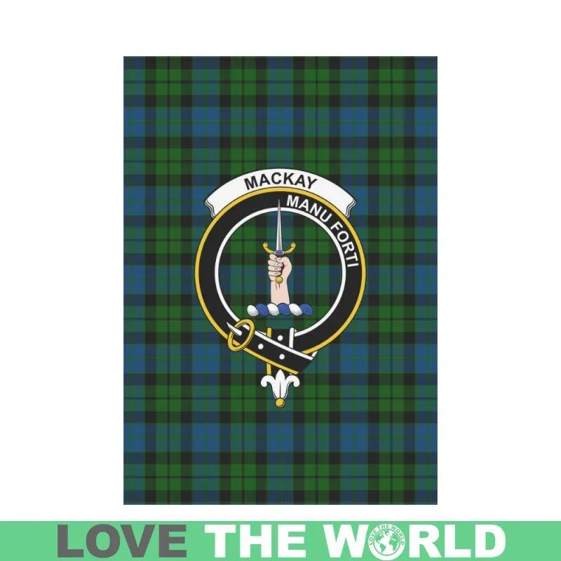 Mackay Tartan Flag Clan Badge K7