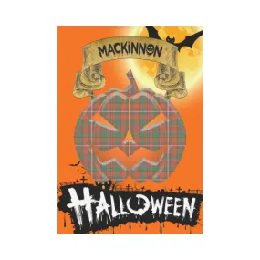 MacKinnon Ancient Tartan Jack O' Lantern Garden Flag / Halloween Home Decor NN6