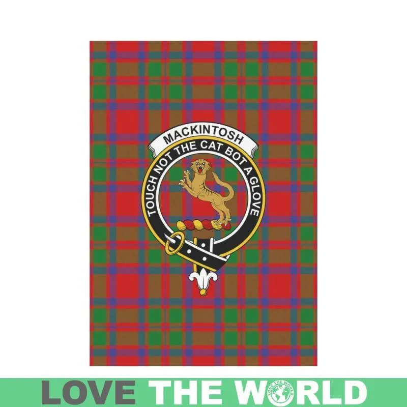 MACKINTOSH TARTAN CLAN BAGE GARDEN FLAG W7