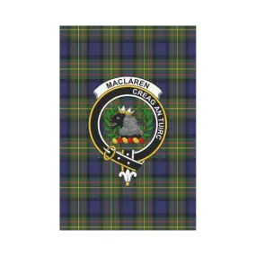 Maclaren (Mclaren) Tartan Flag Clan Badge K7