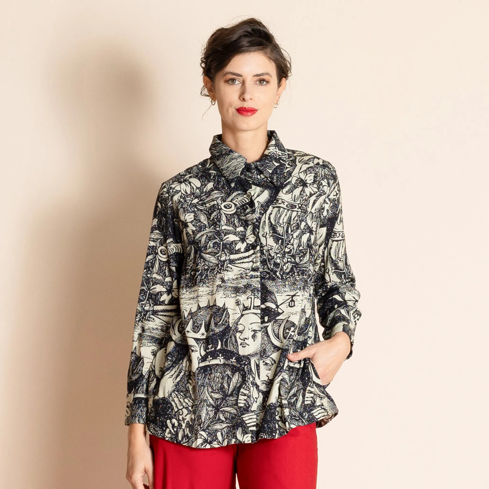 queens trapeze shirt