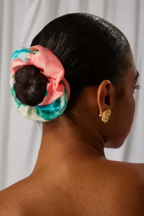 Scrunchie in Nuit Blanche print