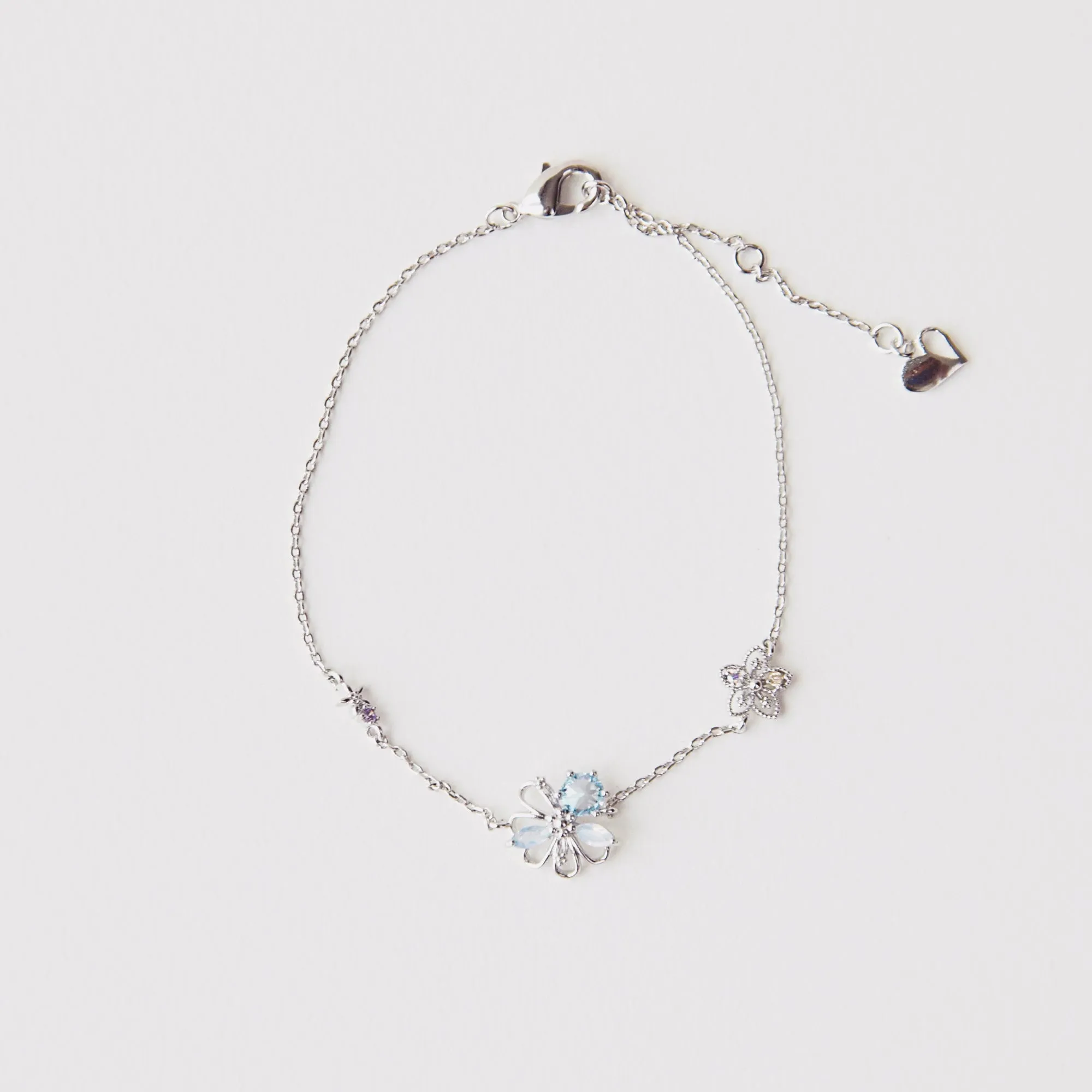 Silver Dahlia Bracelet