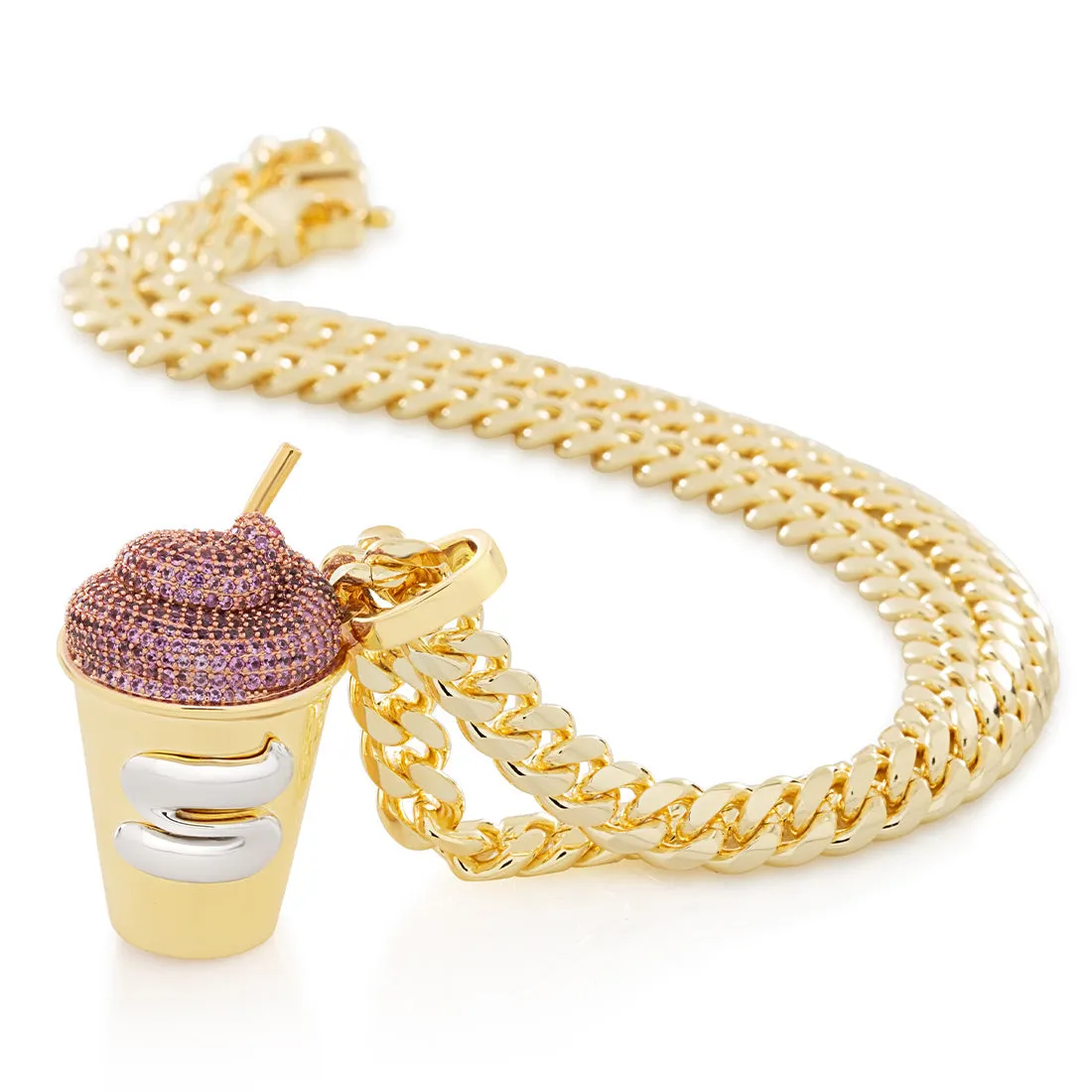 Slurpee® x King Ice - Pink Slurpee® Necklace