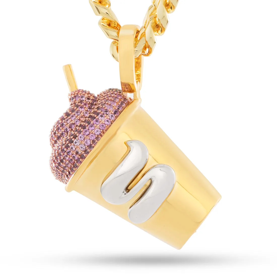 Slurpee® x King Ice - Pink Slurpee® Necklace