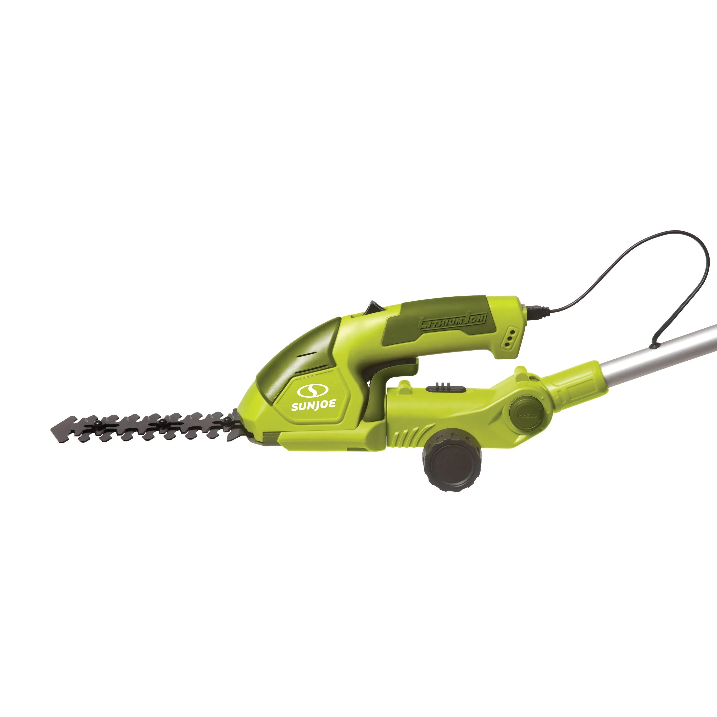 Sun Joe HJ605CC 2-in-1 Cordless Telescoping Grass Shear   Hedge Trimmer | 7.2 Volt