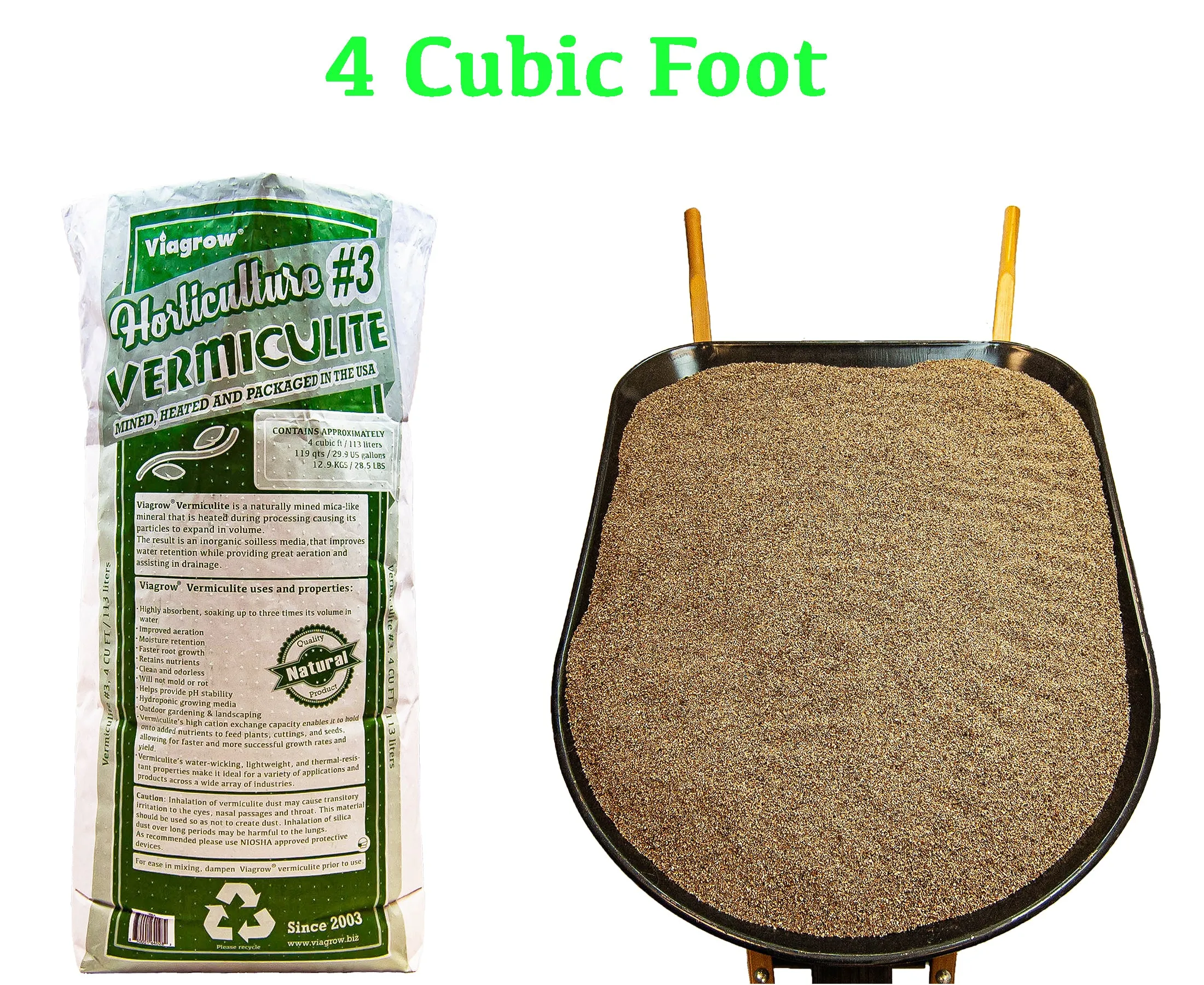 Viagrow 4CU.FT Horticultural Vermiculite (EA)