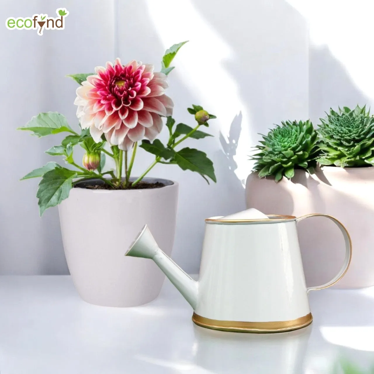 White Watering Can for Kids 250 ml